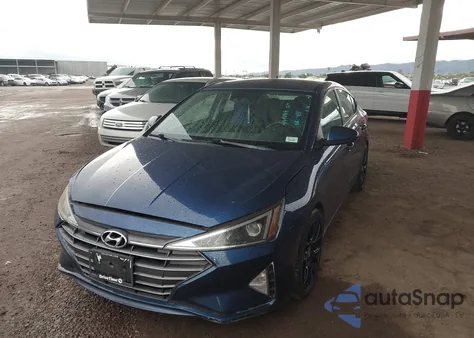 2019 Hyundai Elantra Sel из США, поврежденный, VIN 5NPD84LF5KH449049